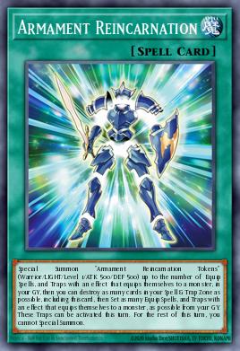 Armament Reincarnation Yu-Gi-Oh card