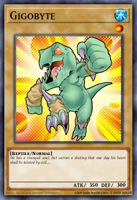 Gigobyte Yu-Gi-Oh card