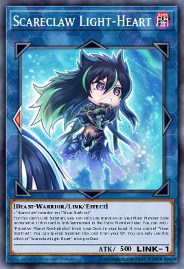 Scareclaw Light-Heart Yu-Gi-Oh card