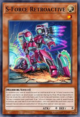 S-Force Retroactive Yu-Gi-Oh card