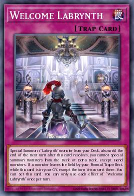 Welcome Labrynth Yu-Gi-Oh card