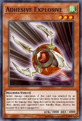 Adhesive Explosive Yu-Gi-Oh card