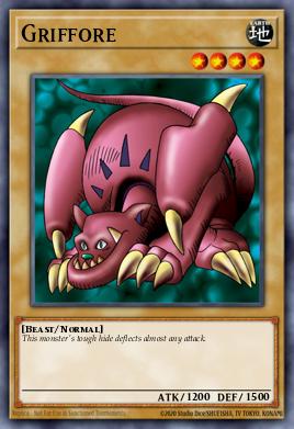 Griffore Yu-Gi-Oh card