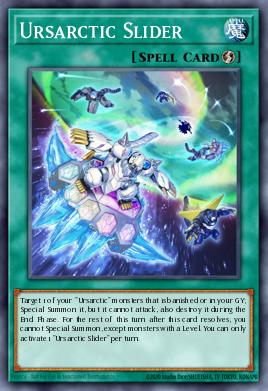 Ursarctic Slider Yu-Gi-Oh card