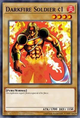 Darkfire Soldier #1 Yu-Gi-Oh card