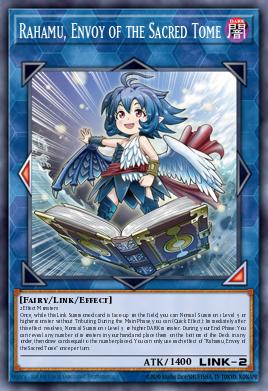 Rahamu, Envoy of the Sacred Tome Yu-Gi-Oh card