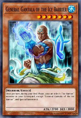 General Gantala of the Ice Barrier Yu-Gi-Oh card