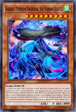 Radiant Typhoon Varuroon, the Vibrant Vortex Yu-Gi-Oh card