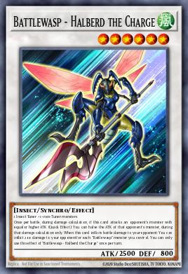 Battlewasp - Halberd the Charge Yu-Gi-Oh card