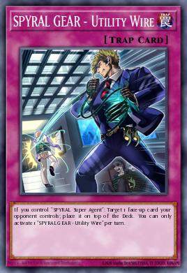 SPYRAL GEAR - Utility Wire Yu-Gi-Oh card