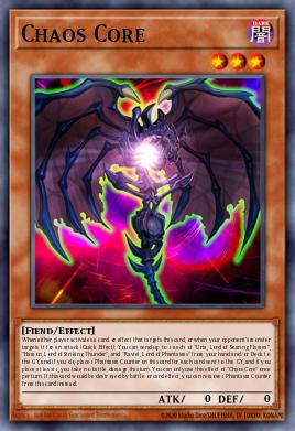 Chaos Core Yu-Gi-Oh card