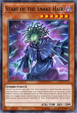 Stare of the Snake Hair Yu-Gi-Oh card