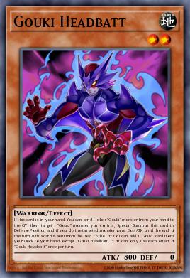 Gouki Headbatt Yu-Gi-Oh card