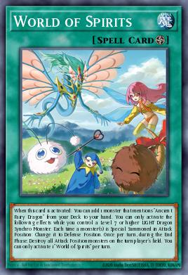 World of Spirits Yu-Gi-Oh card