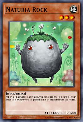 Naturia Rock Yu-Gi-Oh card