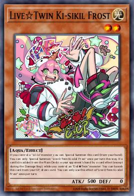 Live☆Twin Ki-sikil Frost Yu-Gi-Oh card