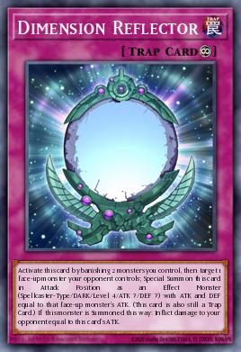 Dimension Reflector Yu-Gi-Oh card
