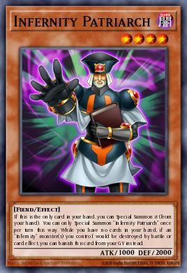 Infernity Patriarch Yu-Gi-Oh card