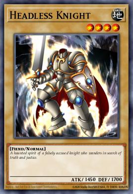 Headless Knight Yu-Gi-Oh card