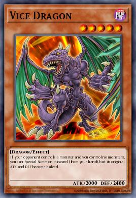 Vice Dragon Yu-Gi-Oh card