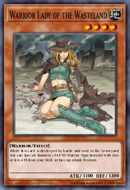 Warrior Lady of the Wasteland Yu-Gi-Oh card