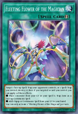 Fleeting Flower of the Magician Yu-Gi-Oh card