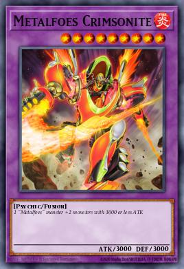 Metalfoes Crimsonite Yu-Gi-Oh card