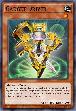 Gadget Driver Yu-Gi-Oh card
