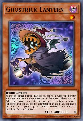 Ghostrick Lantern Yu-Gi-Oh card