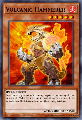 Volcanic Hammerer Yu-Gi-Oh card