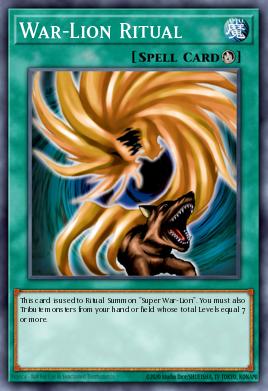 War-Lion Ritual Yu-Gi-Oh card