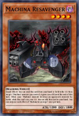 Machina Resavenger Yu-Gi-Oh card
