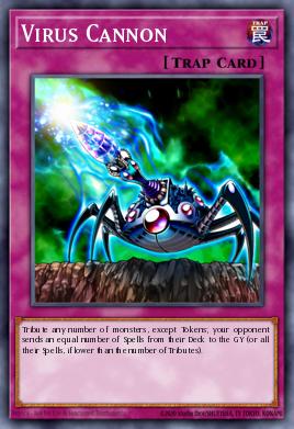 Virus Cannon Yu-Gi-Oh card
