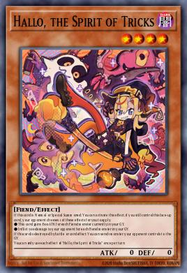 Hallo, the Spirit of Tricks Yu-Gi-Oh card