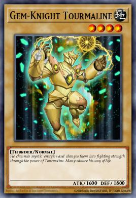 Gem-Knight Tourmaline Yu-Gi-Oh card