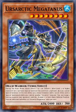 Ursarctic Megatanus Yu-Gi-Oh card