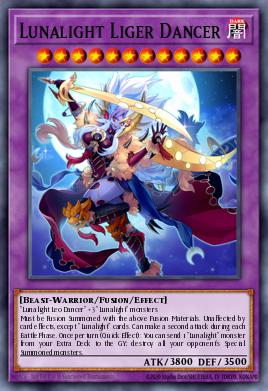 Lunalight Liger Dancer Yu-Gi-Oh card