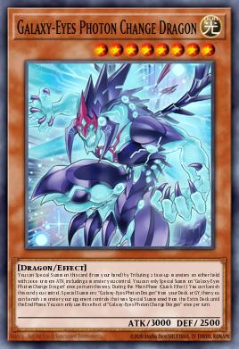 Galaxy-Eyes Photon Change Dragon Yu-Gi-Oh card