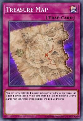 Treasure Map Yu-Gi-Oh card