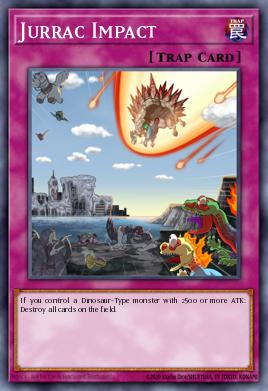 Jurrac Impact Yu-Gi-Oh card