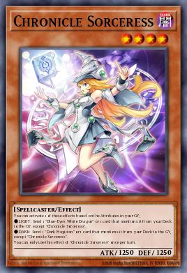 Chronicle Sorceress Yu-Gi-Oh card