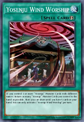 Yosenju Wind Worship Yu-Gi-Oh card