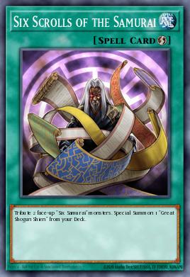 Six Scrolls of the Samurai Yu-Gi-Oh card
