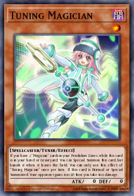 Tuning Magician Yu-Gi-Oh card
