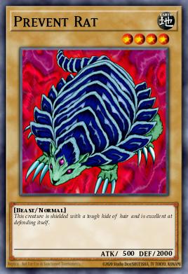 Prevent Rat Yu-Gi-Oh card