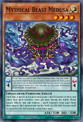 Mythical Beast Medusa Yu-Gi-Oh card