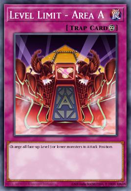 Level Limit - Area A Yu-Gi-Oh card