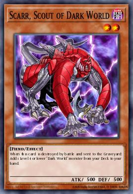 Scarr, Scout of Dark World Yu-Gi-Oh card