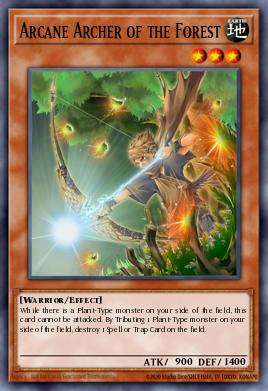 Arcane Archer of the Forest Yu-Gi-Oh card