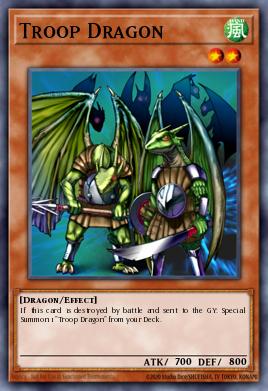 Troop Dragon Yu-Gi-Oh card